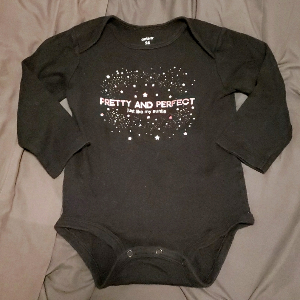 Black Onesie 24M